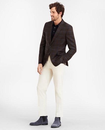 Regent Fit Plaid Sport Coat, image 3