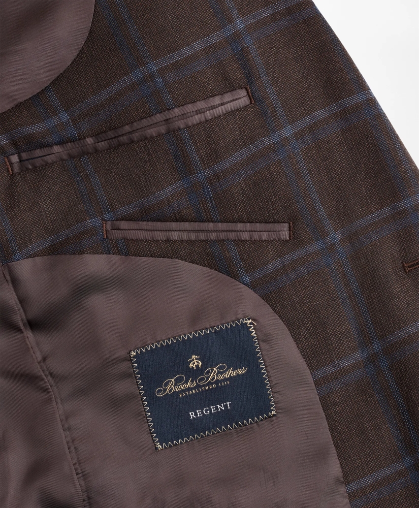 Regent Fit Plaid Sport Coat, image 6