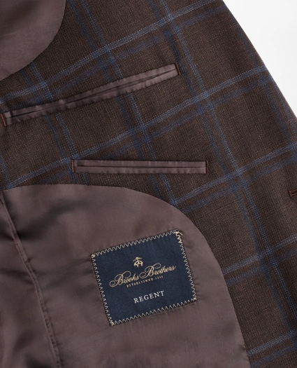Regent Fit Plaid Sport Coat, image 6