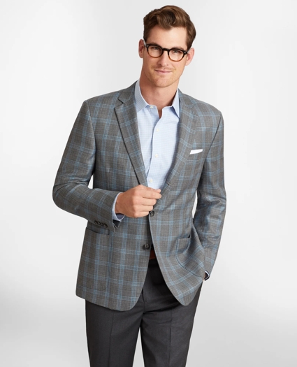 Regent Fit Three-Button Hopsack Sport Coat, image 3