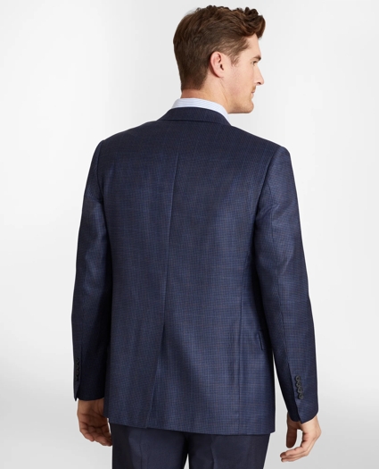 Regent Fit Navy Plaid Sport Coat, image 4