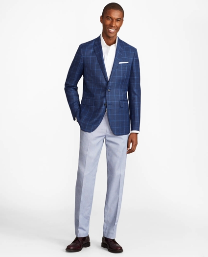 Milano Fit Hopsack Windowpane Sport Coat, image 2