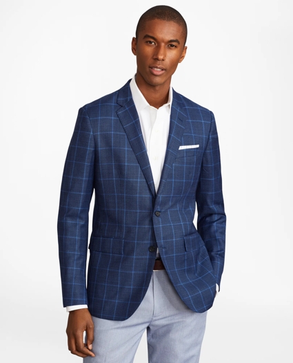 Milano Fit Hopsack Windowpane Sport Coat, image 3