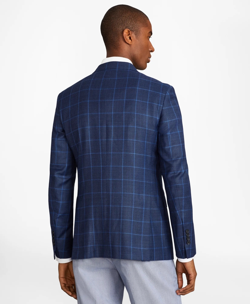 Milano Fit Hopsack Windowpane Sport Coat, image 4
