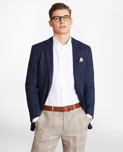 Regent Fit Two-Button Knit Sport Coat, image 1