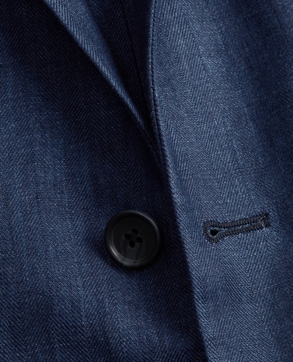 Regent Fit Two-Button Linen Sport Coat, image 2