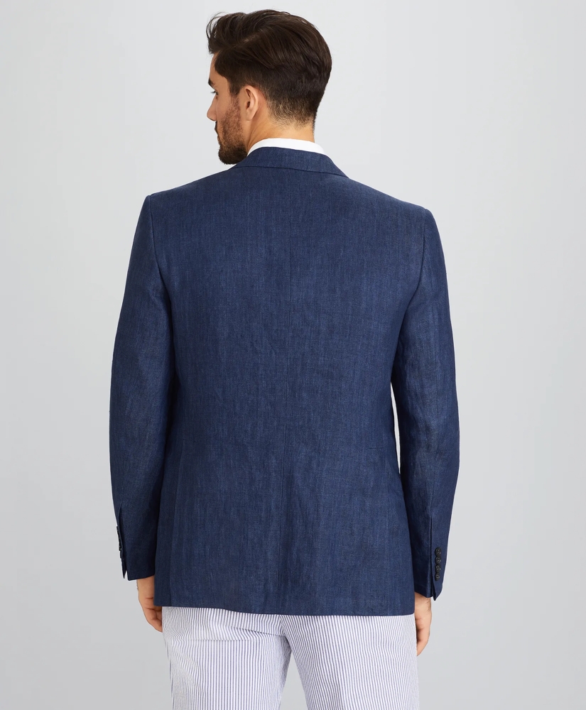 Regent Fit Two-Button Linen Sport Coat, image 5