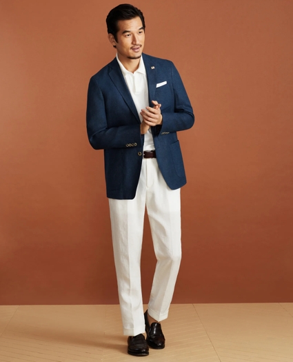 Golden Fleece&reg; BrooksCloud&trade; Three-Button Linen-Wool-Silk Sport Coat, image 2