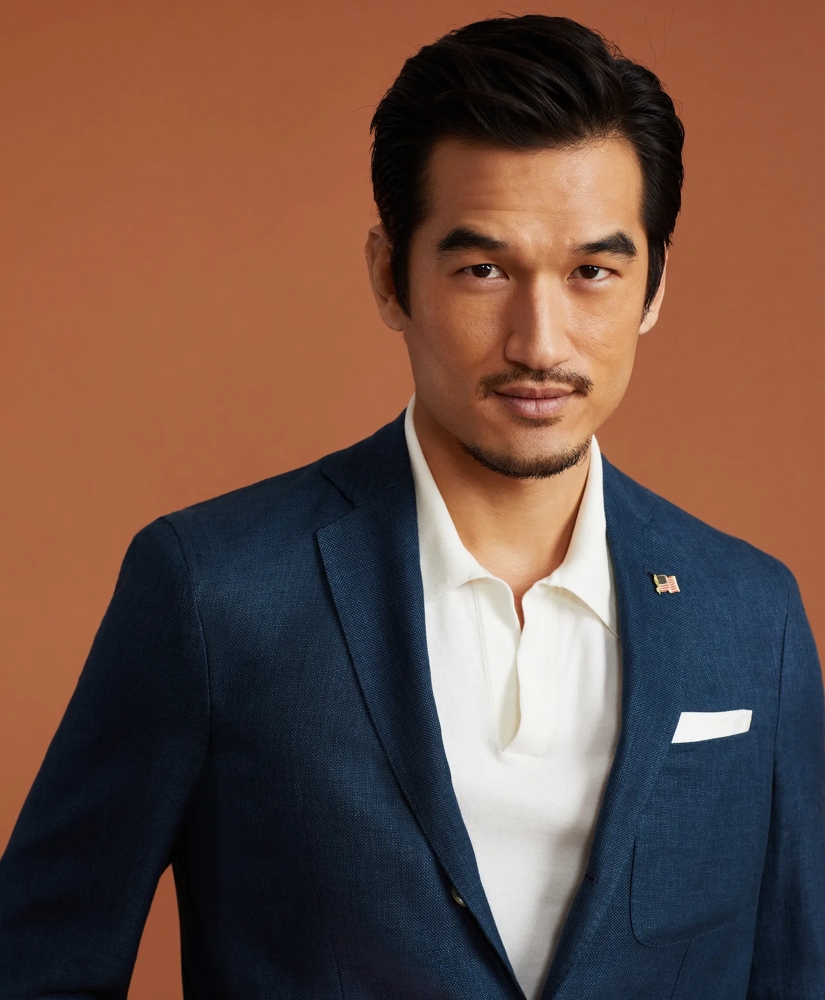 Golden Fleece&reg; BrooksCloud&trade; Three-Button Linen-Wool-Silk Sport Coat, image 3