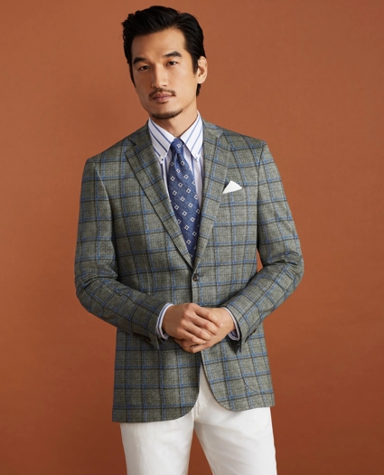 Golden Fleece® Linen-Cotton Plaid Sport Coat, image 3