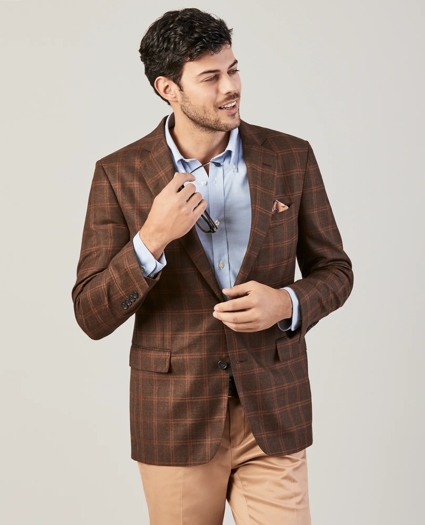 Regent Fit Windowpane Sport Coat, image 1