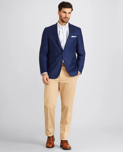 Regent Fit Micro-Check Sport Coat, image 2