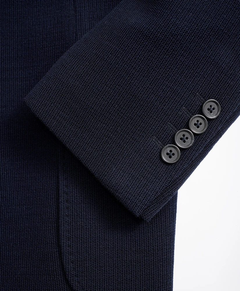 Regent Fit Wool Rib Knit Sport Coat, image 2