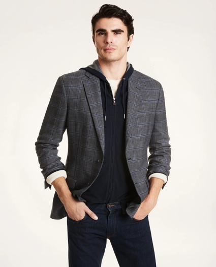 Madison Relaxed-Fit Plaid Sport Coat, image 1