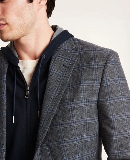 Madison Relaxed-Fit Plaid Sport Coat, image 3