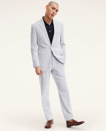 Regent Regular-Fit Stretch Seersucker Sport Coat, image 3