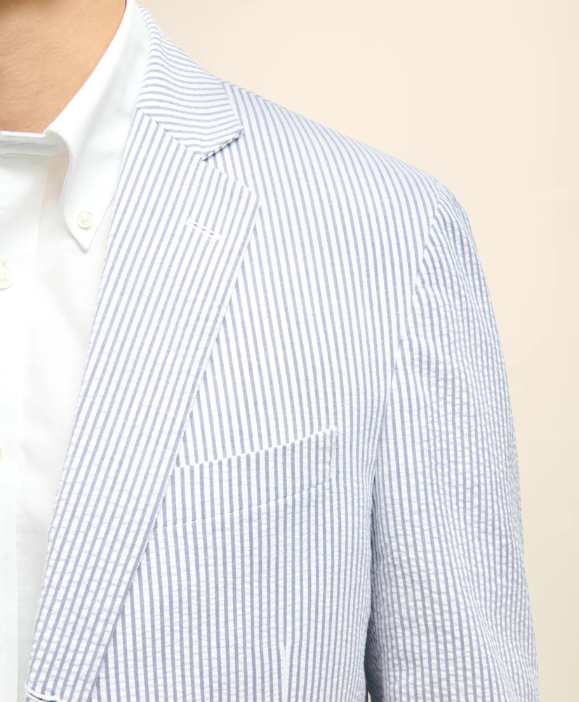 Classic Fit Stretch Cotton Seersucker Sport Coat, image 4