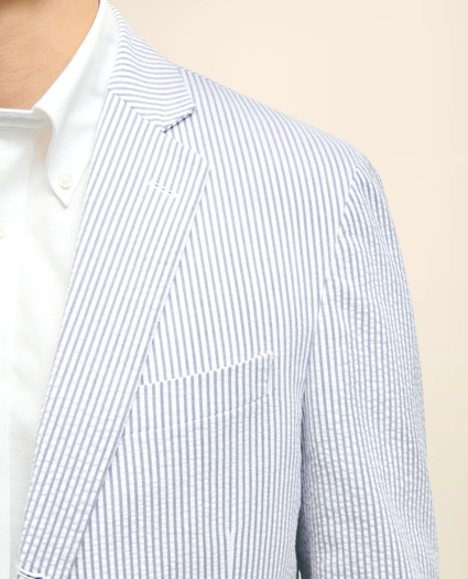 Classic Fit Stretch Cotton Seersucker Sport Coat, image 4