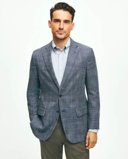 Madison Traditional-Fit Hopsack Check Sport Coat, image 1