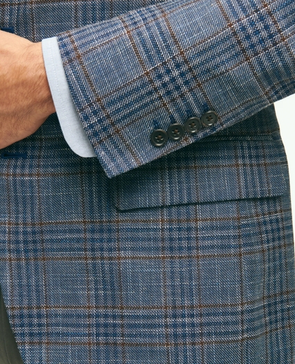 Madison Traditional-Fit Hopsack Check Sport Coat, image 4
