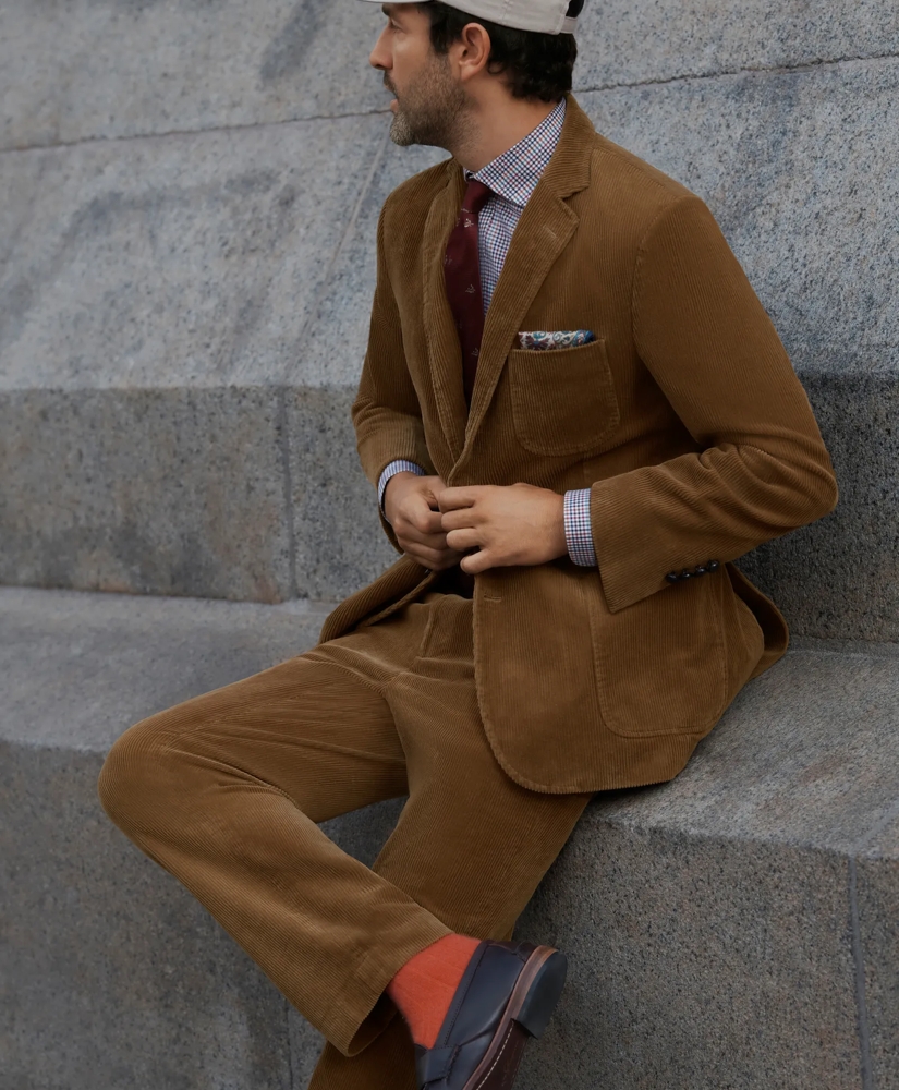 Classic Fit Stretch Cotton Wide-Wale Corduroy Sport Coat, image 2