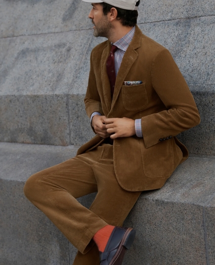 Classic Fit Stretch Cotton Wide-Wale Corduroy Sport Coat, image 2