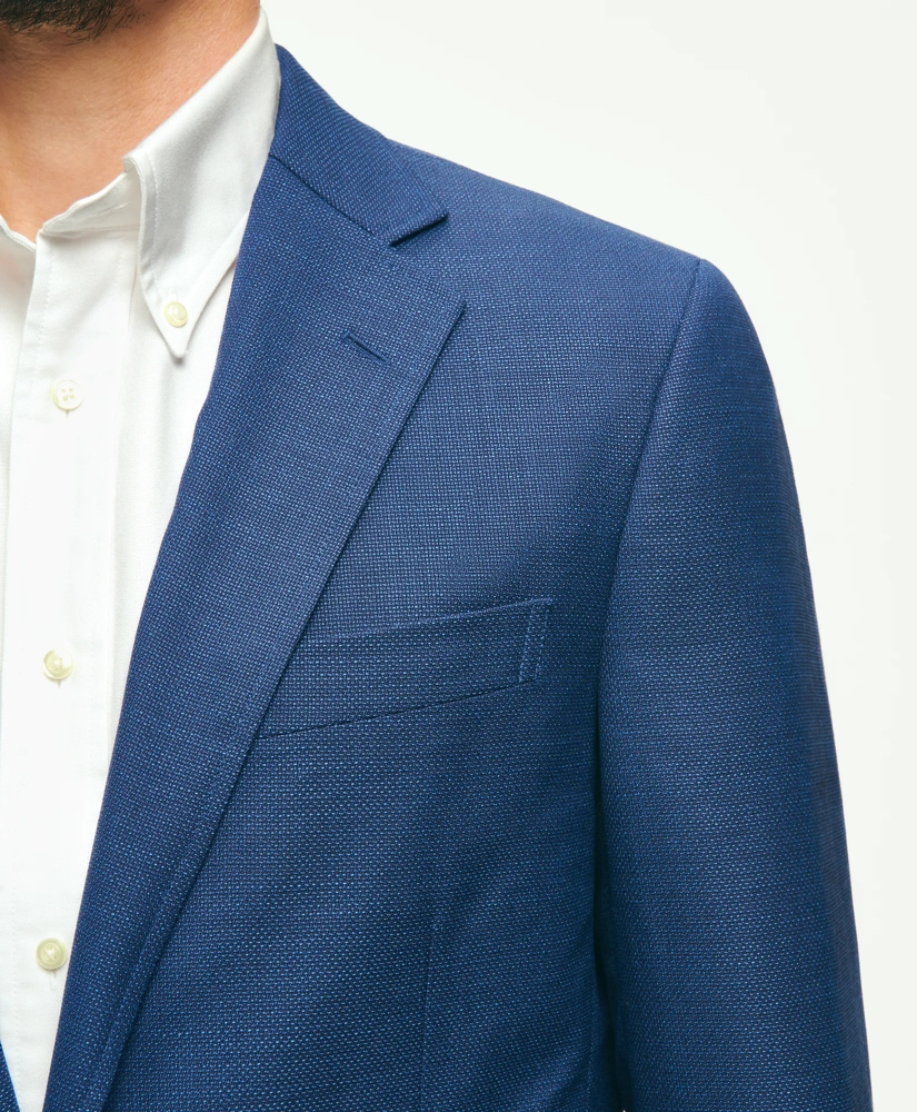 Traditional Fit Wool Hopsack Patch Pocket Sport Coat, image 2