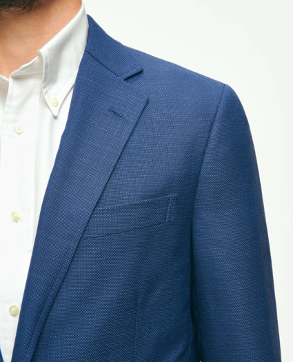 Traditional Fit Wool Hopsack Patch Pocket Sport Coat, image 2