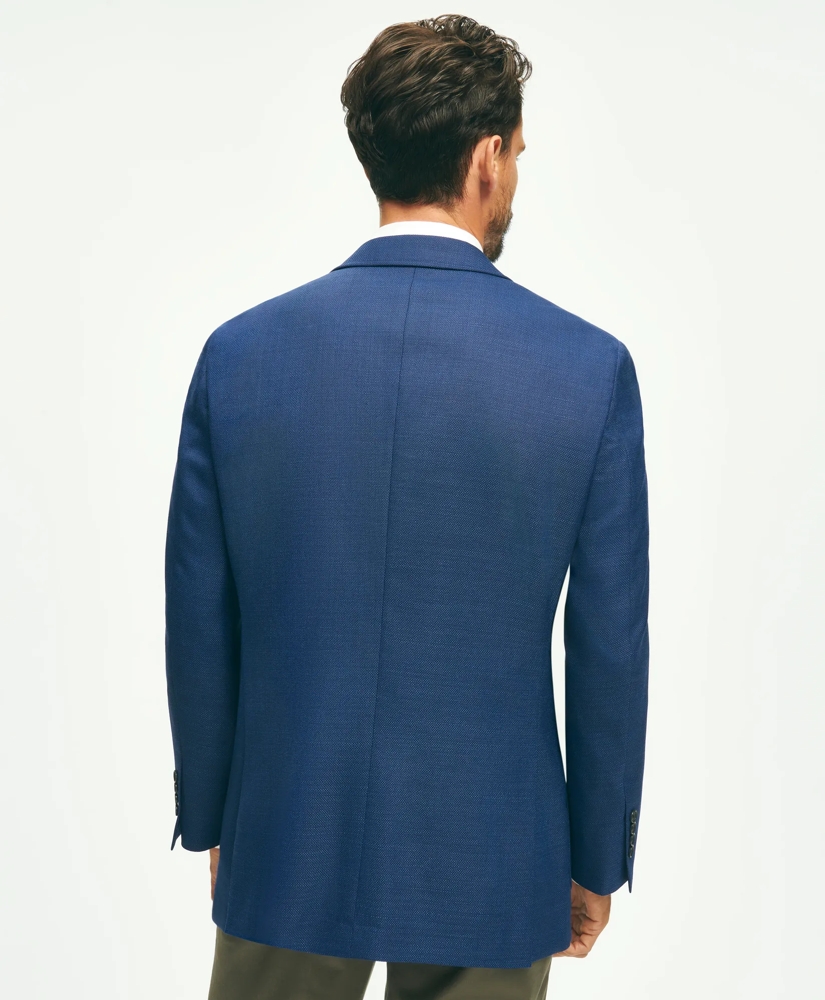 Traditional Fit Wool Hopsack Patch Pocket Sport Coat, image 3