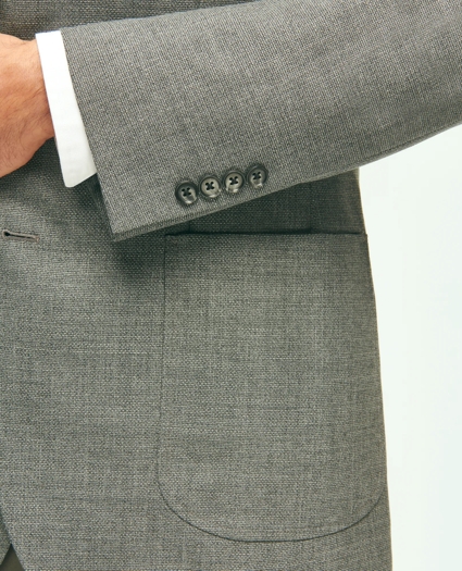Traditional Fit Wool Hopsack Patch Pocket Sport Coat, image 4