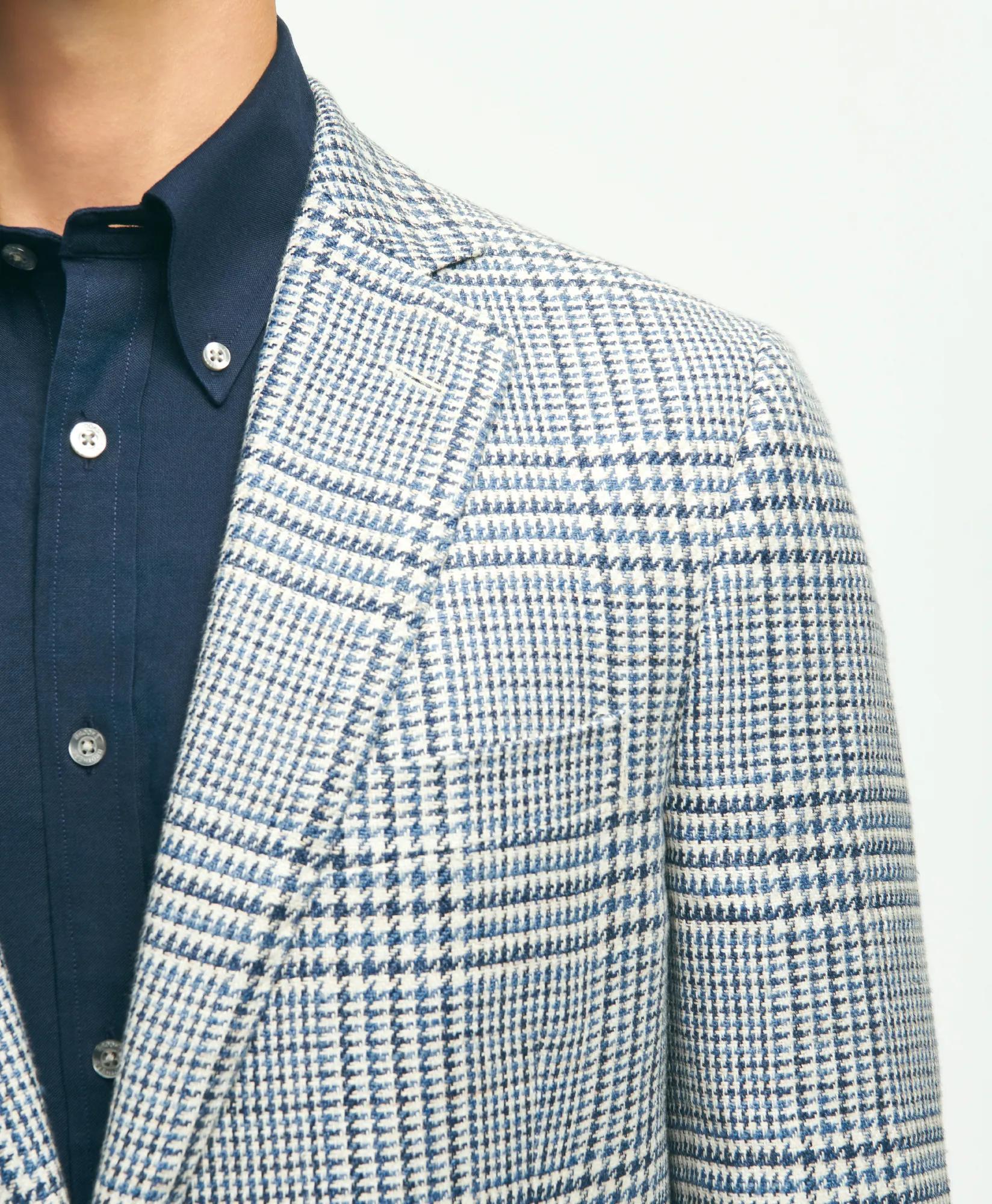 Classic Fit 1818 Check Sport Coat in Linen-Cotton Blend