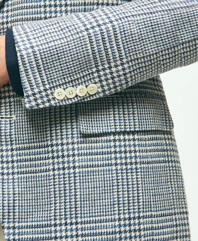 Classic Fit 1818 Check Sport Coat in Linen-Cotton Blend, image 4