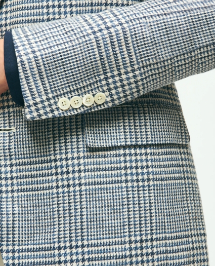 Classic Fit 1818 Check Sport Coat in Linen-Cotton Blend, image 4