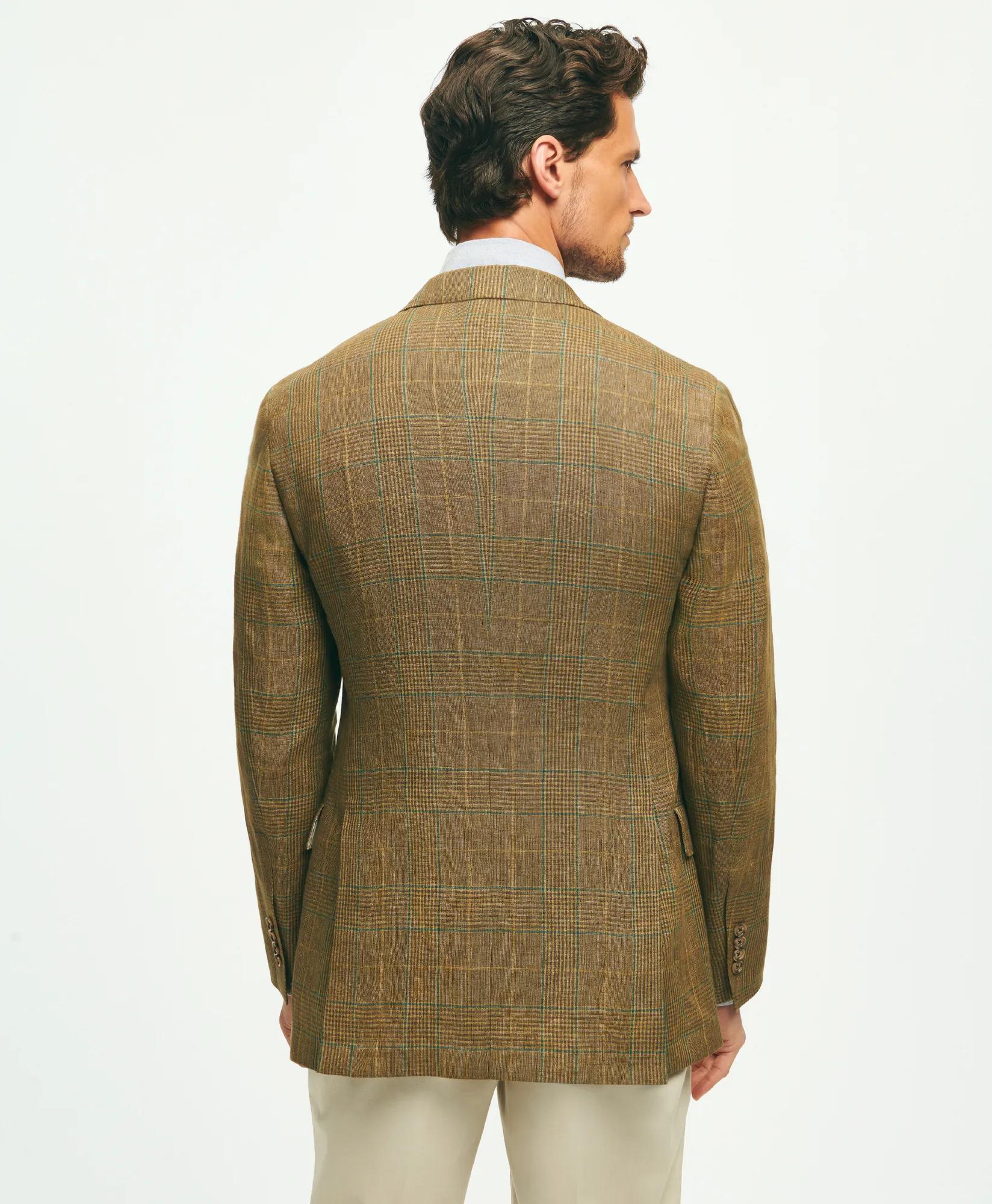 Classic Fit Linen Check Sport Coat