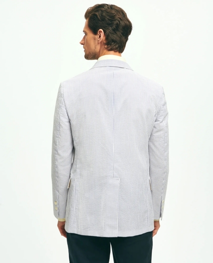 Classic Fit Archive-Inspired Seersucker Sport Coat in Cotton, image 3