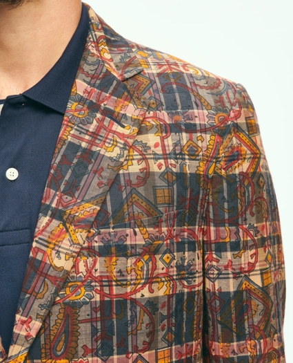 The No. 1 Sack Sport Coat in Cotton Madras, Traditional Fit, image 4