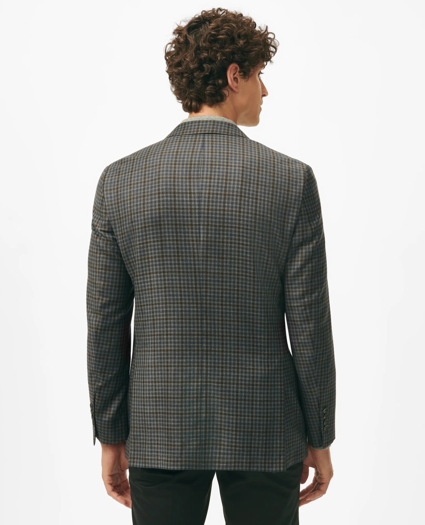 Classic Fit Gingham Sport Coat in Merino Wool, image 3