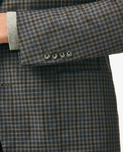 Classic Fit Gingham Sport Coat in Merino Wool, image 4