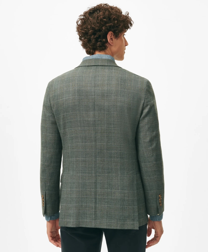 Classic Fit Checked Sport Coat in Hopsack Wool, image 2