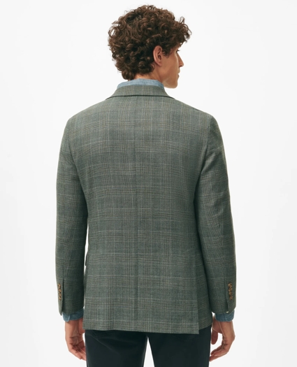 Classic Fit Checked Sport Coat in Hopsack Wool, image 2