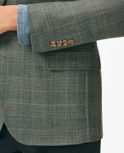 Classic Fit Checked Sport Coat in Hopsack Wool, image 4