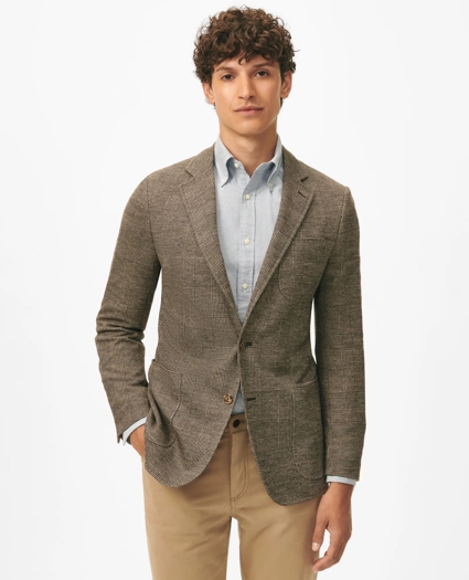 Classic Fit Knit Sport Coat in Wool-Cotton, image 1
