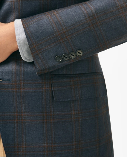 Traditional Fit Checked Sport Coat in Wool, image 3
