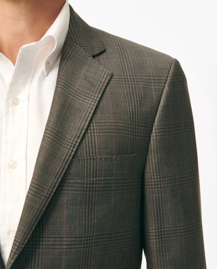 Traditional Fit Checked Sport Coat in Wool, image 2