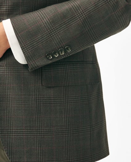 Traditional Fit Checked Sport Coat in Wool, image 4