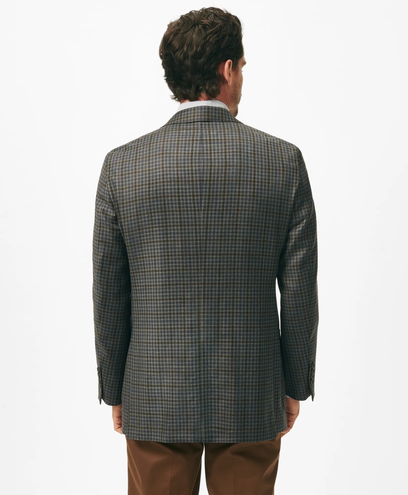 Traditional Fit Gingham Sport Coat in Wool, image 3