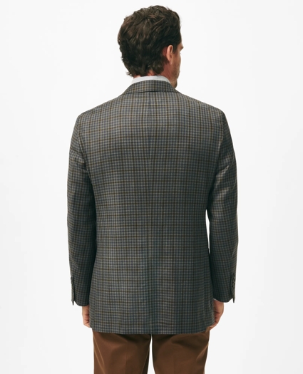 Traditional Fit Gingham Sport Coat in Wool, image 3