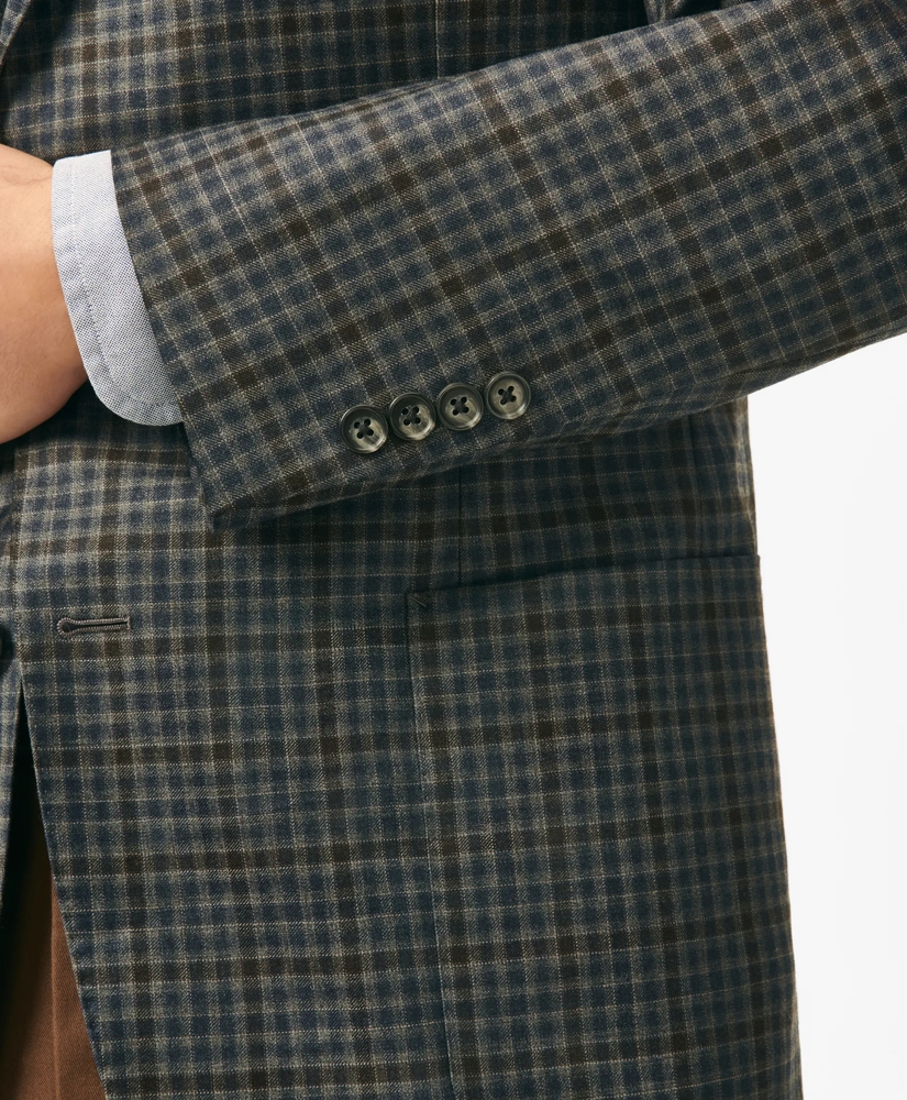 Traditional Fit Gingham Sport Coat in Wool, image 4
