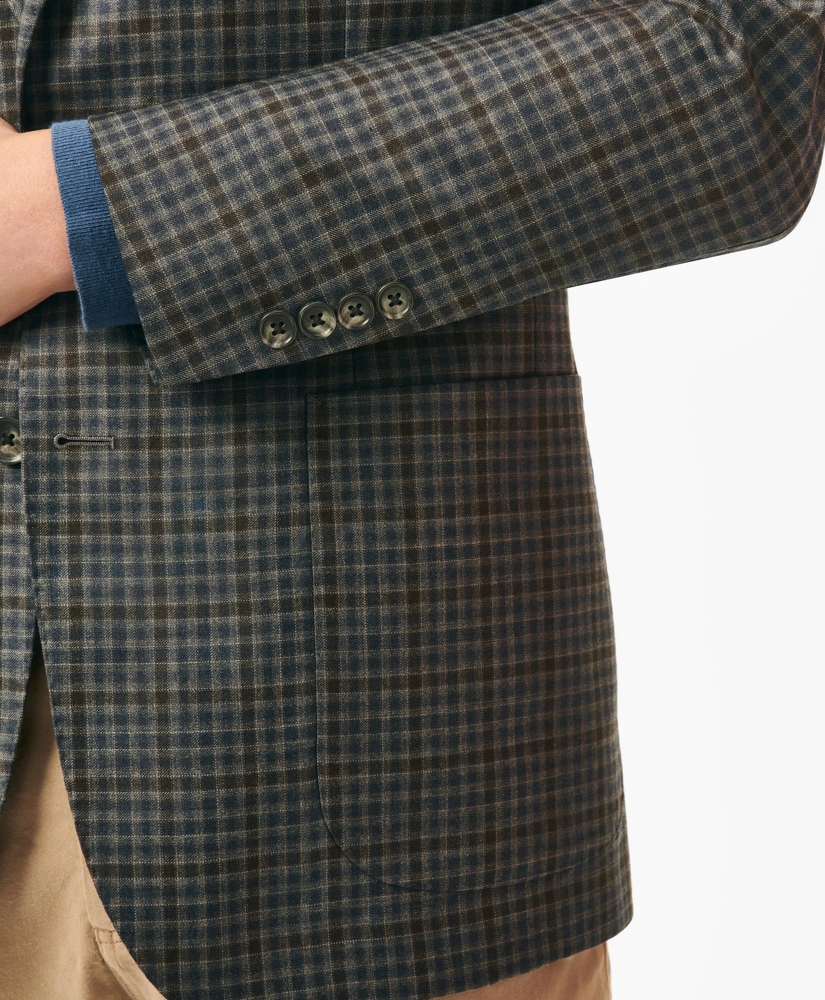 Slim Fit Gingham Sport Coat in Wool, image 3