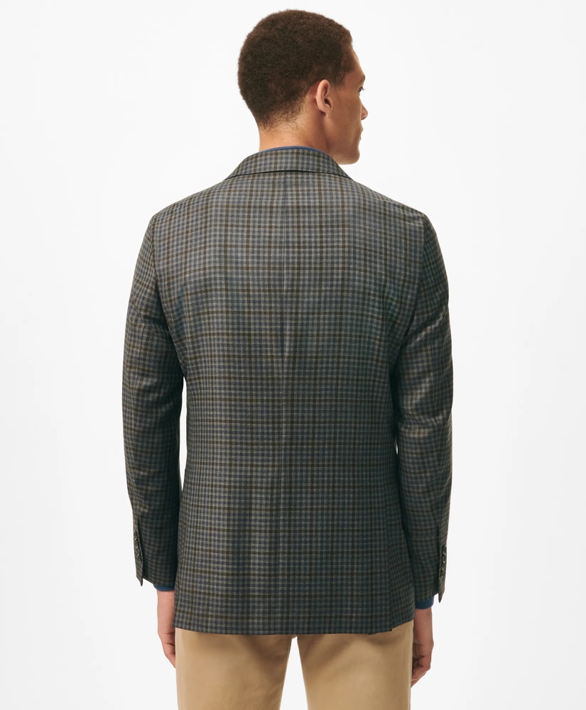 Slim Fit Gingham Sport Coat in Wool, image 4